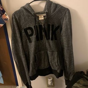 Grey/black ‘PINK’ sweatshirt